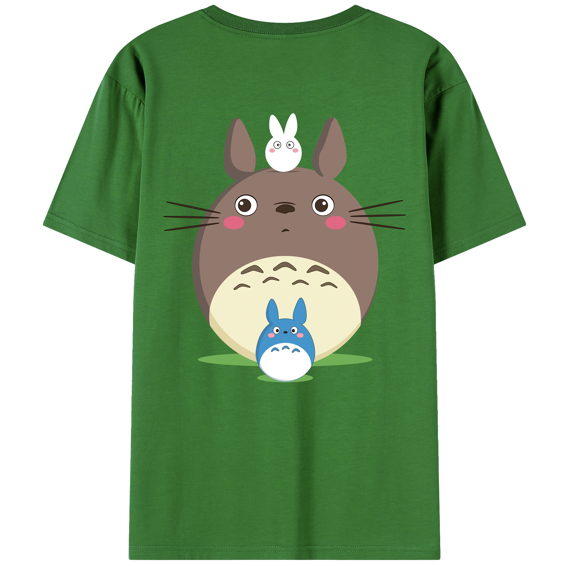 （画像用） となりのトトロ 草壁メイ 草壁サツキ My Neighbor Totoro Satsuki Kusakabe Mei Kusakabe レディース半袖Tシャツ(バックプリント)